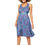 Miniatura: Azul Púrpura Crema <b>Mujeres</b> Vestido