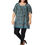 Miniatura: Navy Blue Green Pink Beige Mujeres Talla Grande Túnica