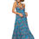 Miniatura: Turquoise Orange Blue <b>Women Dress</b>