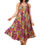 Miniatura: Vestido de Mujer Multicolor Morado Rosa