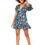Thumbnail: Blue Beige Red Women Dress