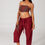Thumbnail: Burgundy Women Trousers