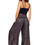 Miniatura: Navy Blue Gold Women Trousers