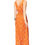 Miniatura: Orange White Grey Women Dress
