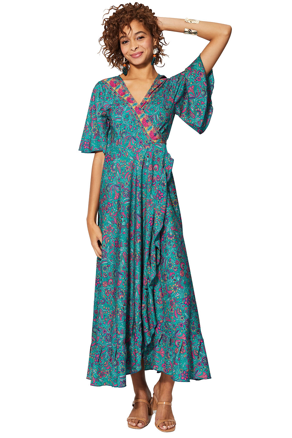 Turquoise Purple Beige <b>Women Dress</b>