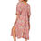 Thumbnail: Beige Pink Orange Women Kaftan