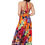 Thumbnail: Turquoise Pink Green Beige Women Dress