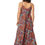 Thumbnail: Brown Blue Orange Purple Women Dress