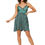 Miniatura: Vestido de Mujer Azul Marino Turquesa Beige