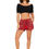 Thumbnail: Red Burgundy Grey Women Short