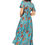 Miniatura: Blue Pink Brown Women Dress