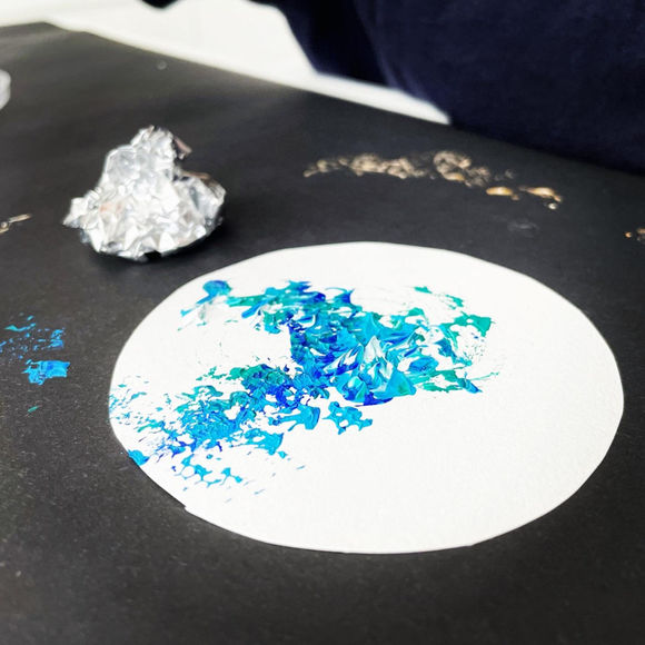 Planets Painting Step 5