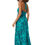 Thumbnail: Turquoise Navy Blue Women Dress