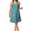Miniatura: Turquoise Purple Green <b>Women</b> <b>Dress</b>