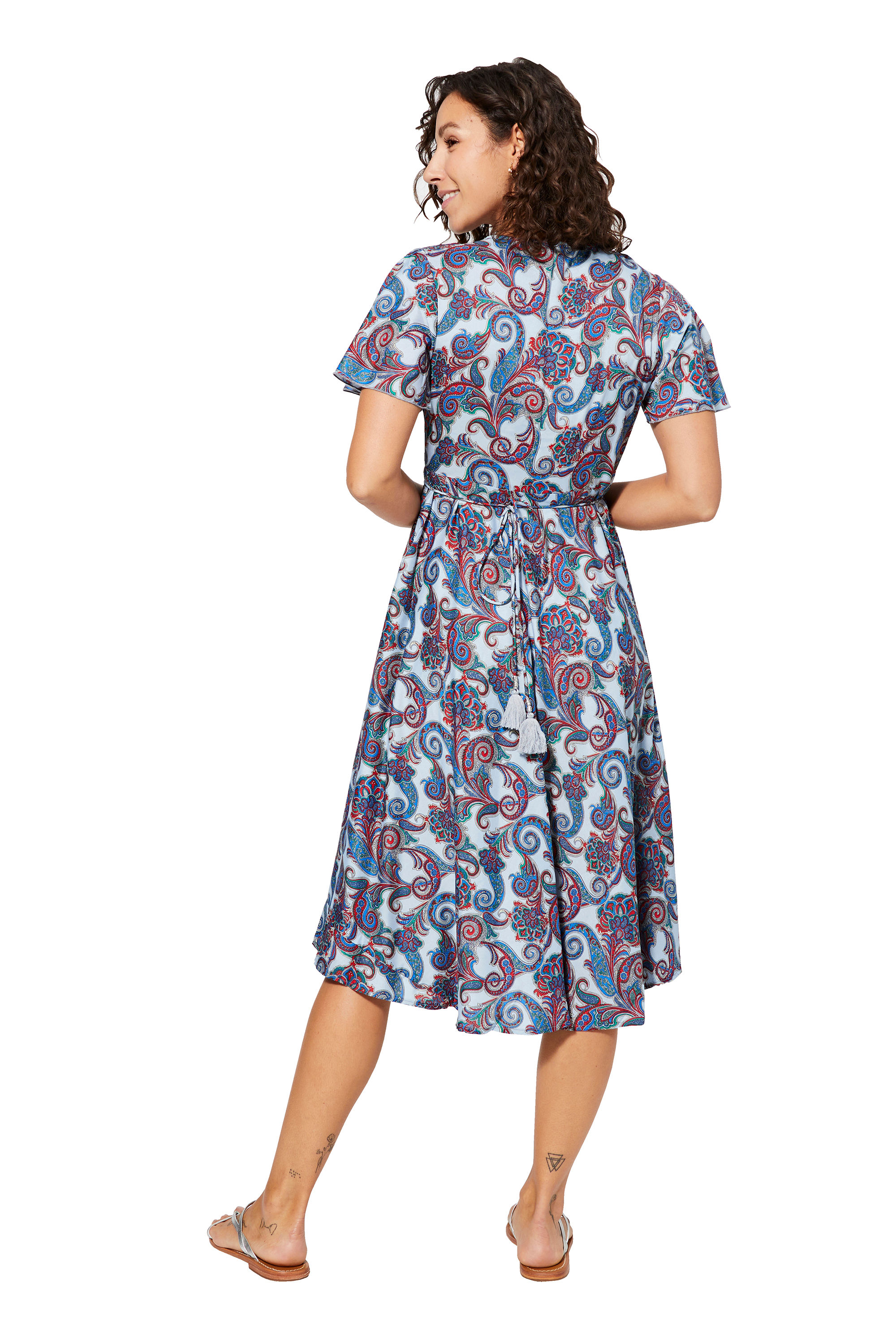 Blue Red Green Women Dress