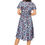 Miniatura: Blue Red Green Women Dress