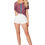 Thumbnail: Pink Grey Turquoise Women Top