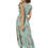 Thumbnail: Turquoise Orange Women Dress