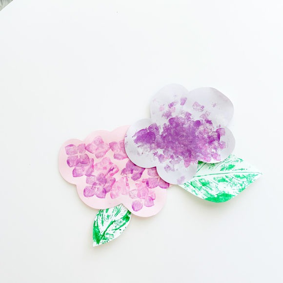 Stamping Hydrangea Step 8