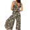Miniatura: Negro Beige Oro Mujeres Jumpsuit
