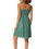 Thumbnail: Green Beige Red Women Dress