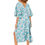 Miniatura: Blanco Azul Gris Mujeres Kaftan