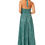 Thumbnail: Turquoise Navy Blue Gold Women Dress