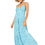 Thumbnail: White Blue Turquoise Women Dress