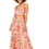 Thumbnail: White Orange Red Grey Women Dress