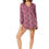 Thumbnail: Pink Purple Turquoise Women Tunic