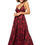 Miniatura: <span class="color">Negro</span> <span class="color">Rojo</span> <span class="color">Dorado</span> Vestido de Mujer