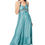 Thumbnail: Turquoise Blue Pink Women Dress