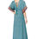 Miniatura: Turquoise Blue Pink <b>Women</b> <i>Dress</i>