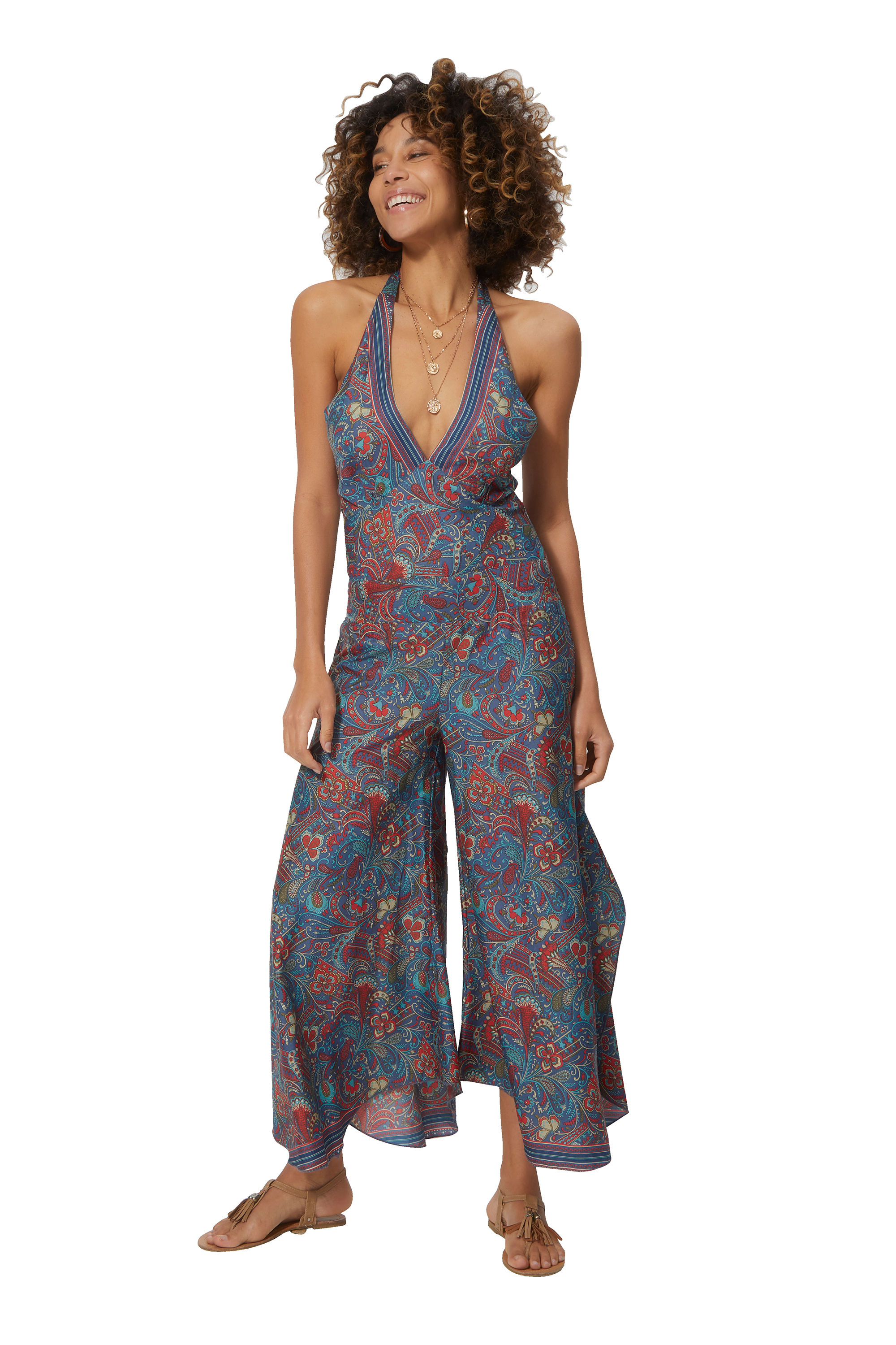 Blue Red Beige Cream Women Jumpsuit