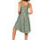 Miniatura: Naranja Verde Vestido de Mujer