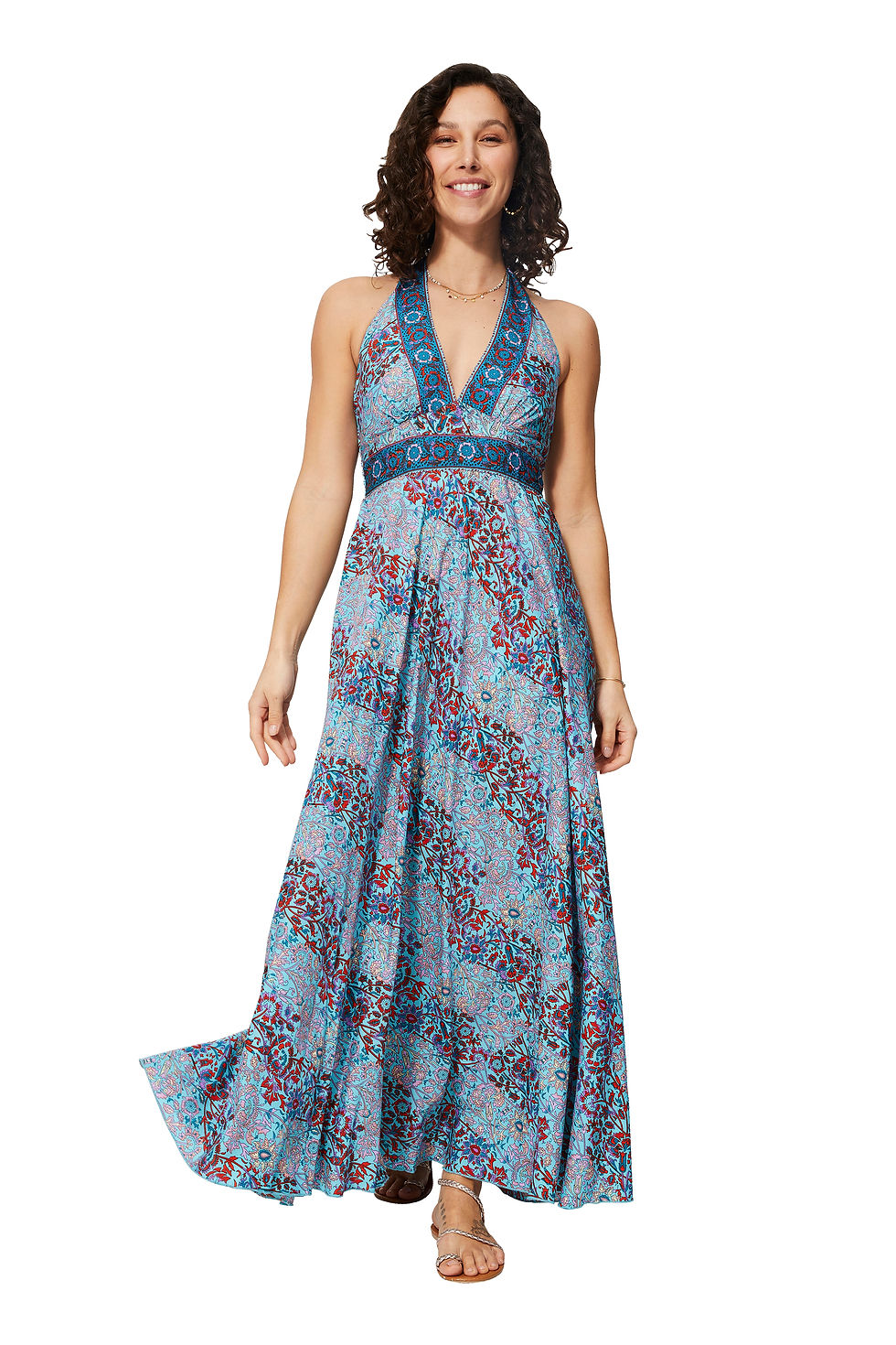 Blue Red Purple Women Dress