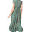 Miniatura: Vestido de Mujer Azul Turquesa Beige