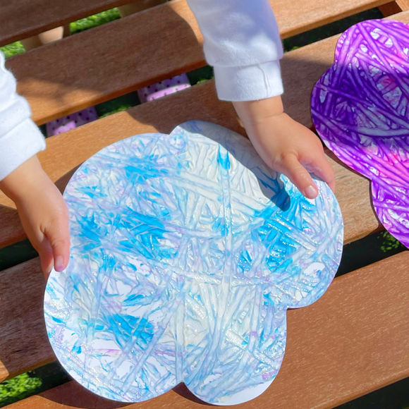 Marble Painting Hydrangea Step 5
