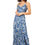 Thumbnail: Beige Navy Blue Women Dress