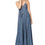 Miniatura: Vestido de Mujer Azul Marino Rosa Crema