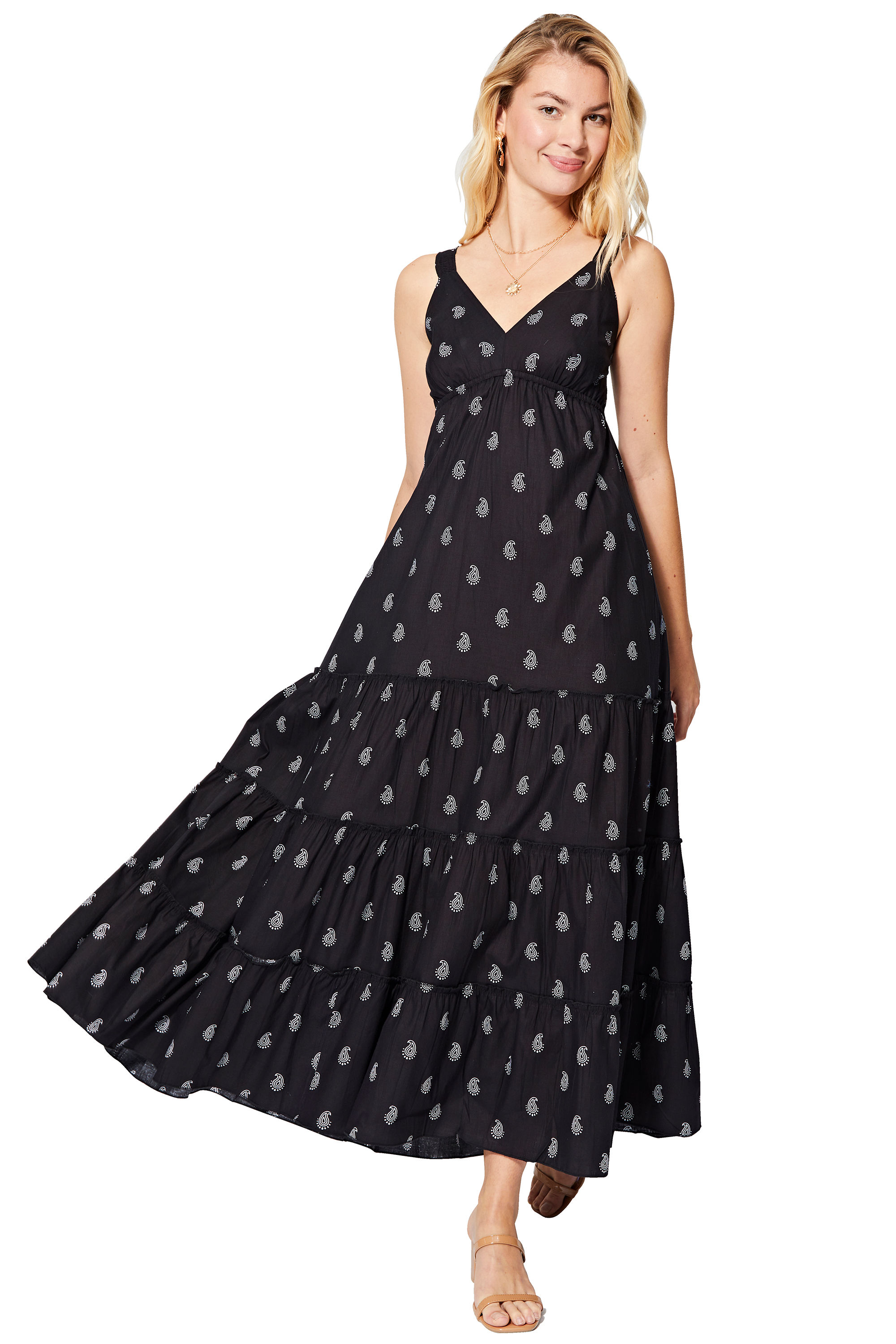 Black White Women Dress