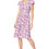 Thumbnail: White Pink Grey Turquoise Women Dress