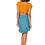 Thumbnail: Turquoise Yellow Women Skirt