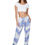 Thumbnail: Purple White Women Trousers