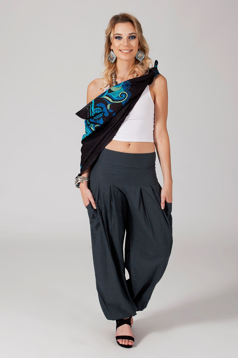 Thumbnail: Grey Women Trousers