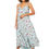 Thumbnail: Blue Beige Red Women Dress