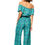 Thumbnail: Blue Green Brown Women Jumpsuit