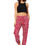 Thumbnail: Pink White Petrol Black Women Trousers