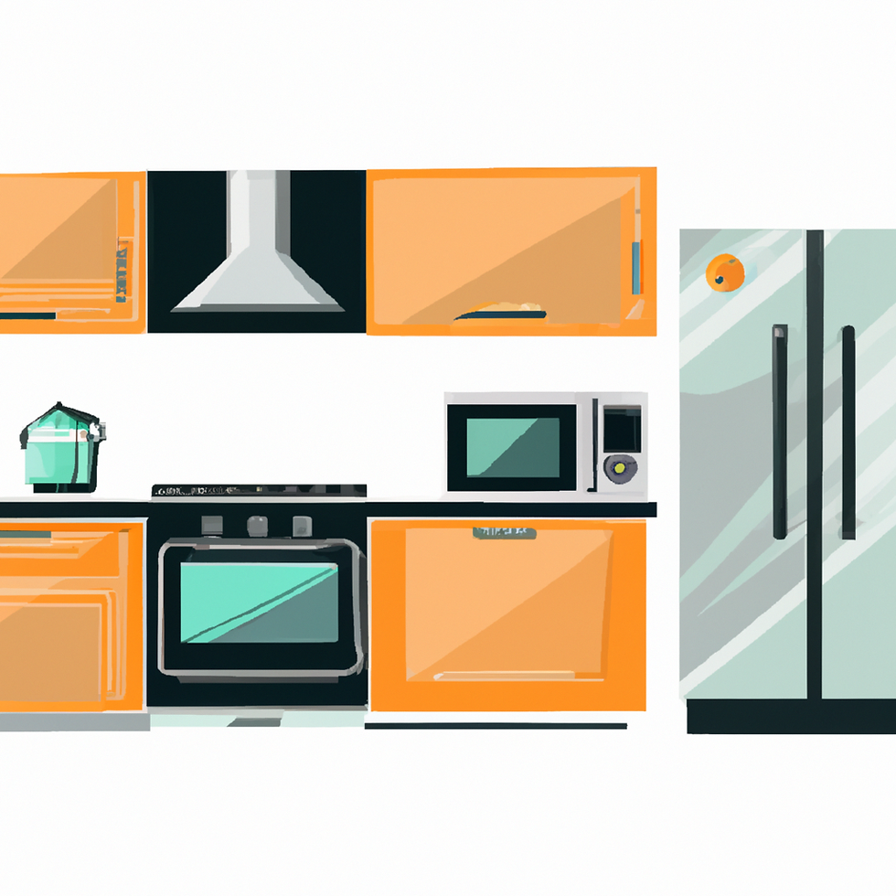 vector of household appliances
