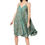 Miniatura: Vestido de Mujer Verde Marrón Beige